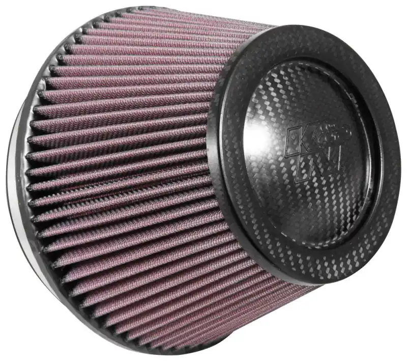 K&N Universal CarbonFiber Filter 6in Flange / 7-1/2in OD-B / 5-1/8in OD-T / 5in H (KNNRP-2960)