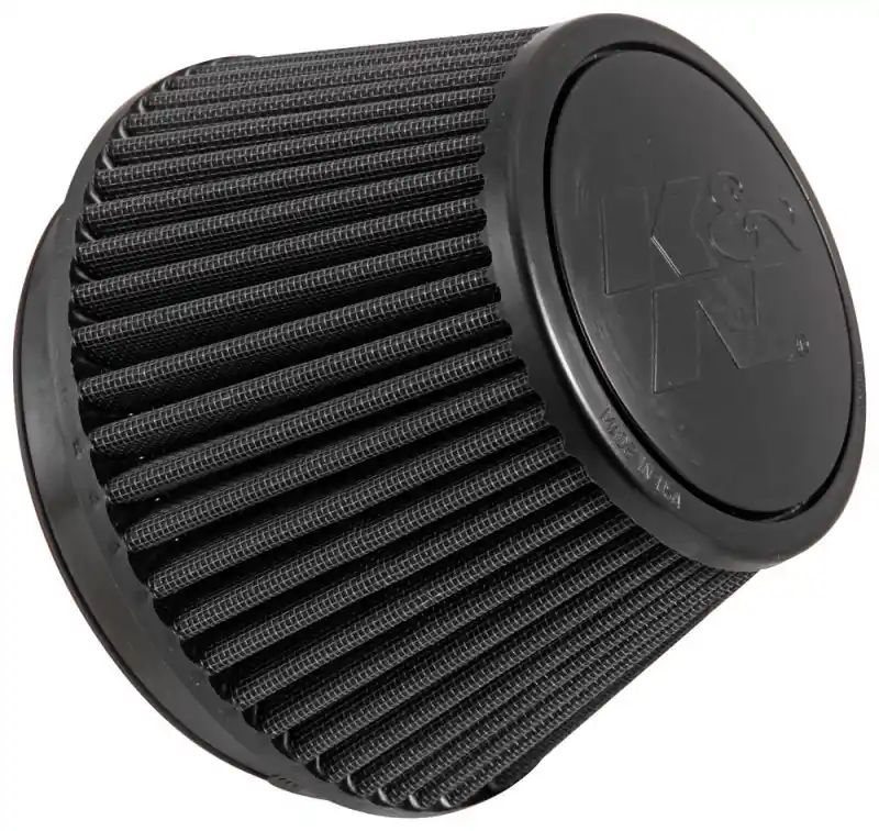 K&N Universal Rubber Filter Round Tapered 6in Flange ID x 7.5in Base OD x 5.25in Top OD x 6.75in H (KNNRU-3106HBK)