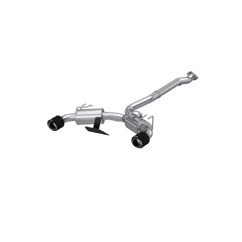 MBRP 2023 Toyota Corolla GR 1.6L T304 SS 3in Cat-Back Dual Split Rear w/ Carbon Fiber Tips (MBRPS43023CF)