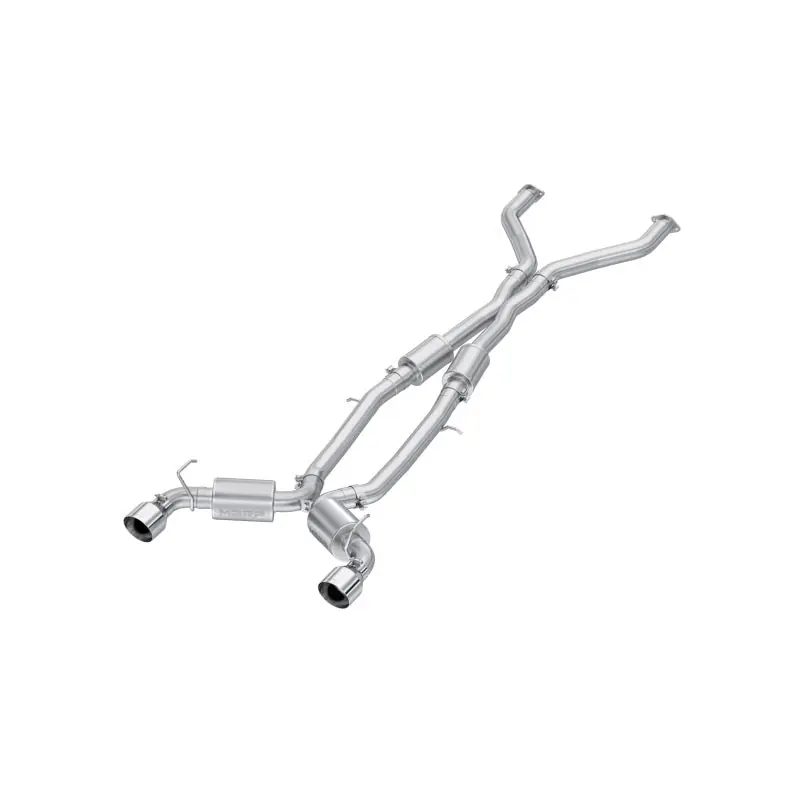 MBRP 23-24 Nissan Z 3.0L Armor Pro T304 Stainless Steel 3in Cat-Back Dual Rear Exit w/ 5in OD Tips (MBRPS4408304)
