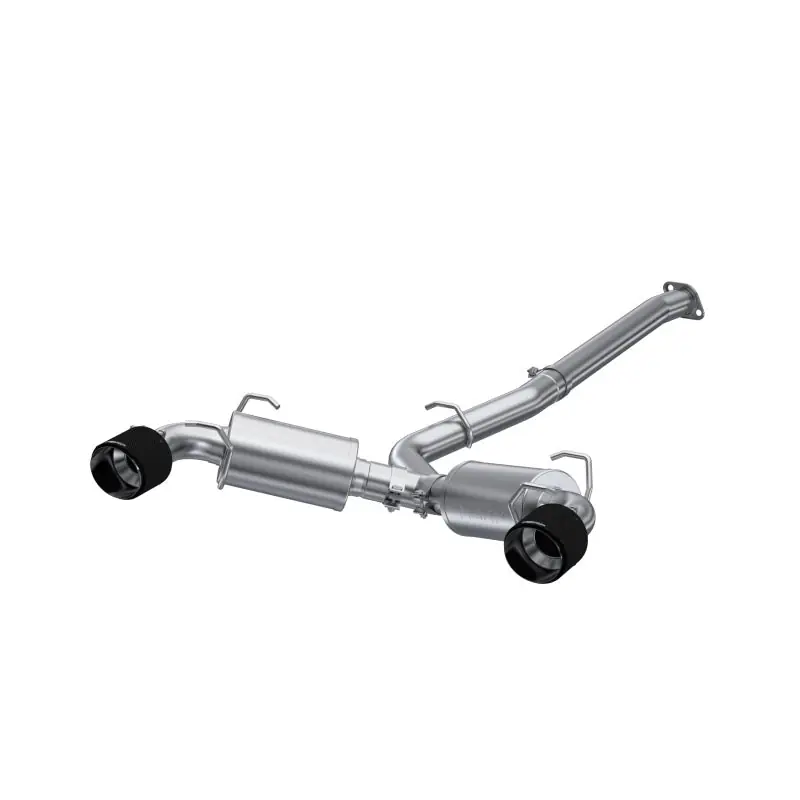 MBRP 13-16 Subaru BRZ 2.0L/ 2.4L 3in Dual Split Rear Cat Back w/CF Tips- T304 (MBRPS48043CF)