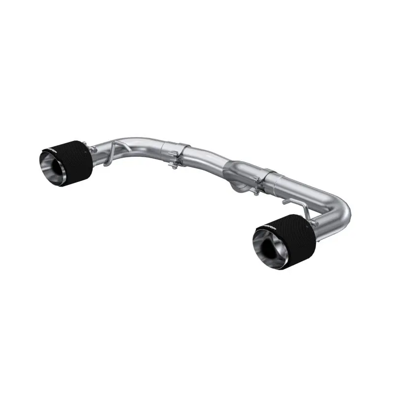 MBRP 2022 Subaru BRZ 2.4L/Toyota GR86 2.4L 2.5in Dual Split Rear Exit w/5in OD CF Tips - T304 (MBRPS48053CF)