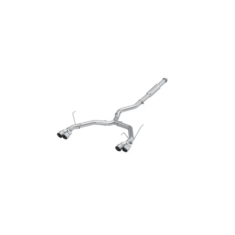 MBRP 2022+ Subaru WRX 3in Cat-Back Dual Split Rear Quad Tips Race Profile Exhaust (MBRPS4808304)