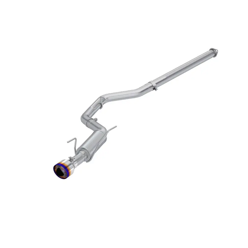 MBRP 2022 Subaru WRX 2.4L 3in Cat Back 5in OD w/ Single Burnt Tip - T304 (MBRPS48093BE)