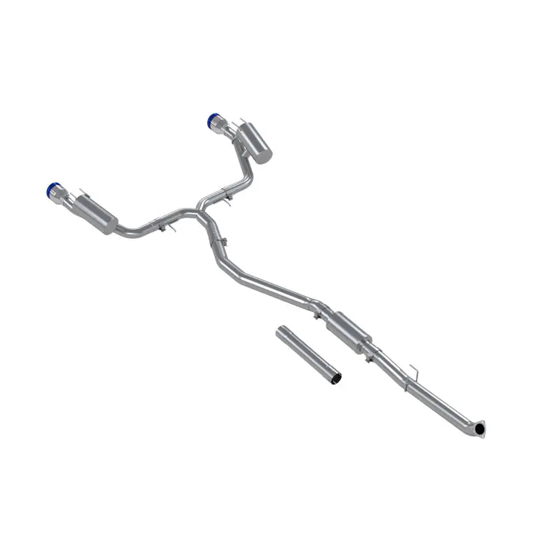 MBRP 22-24 Honda Civic SI 1.5L T304 SS 3in Cat-Back Exhaust 2.5in Dual Split Rear w/ Burnt End Tips (MBRPS49033BE)