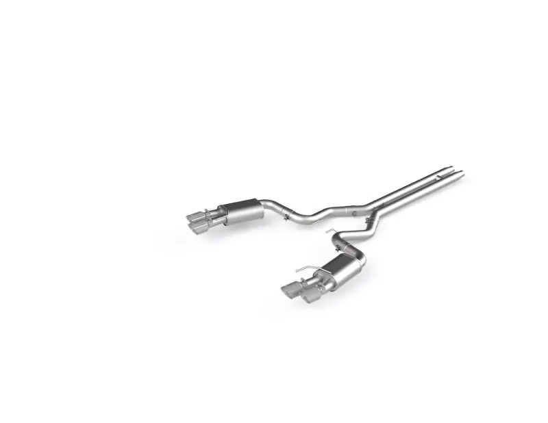 MBRP 18-19 Ford Mustang GT 5.0 3in Dual Split Rear AL Cat Back w/ Quad 4.0in Dual Wall Tips (MBRPS7205AL)