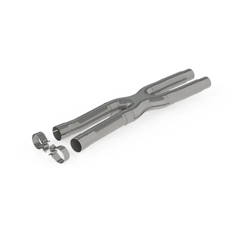 MBRP 15-19 Ford Mustang GT 2.5in Resonator Delete X-Pipe - T409 (MBRPS7213409)