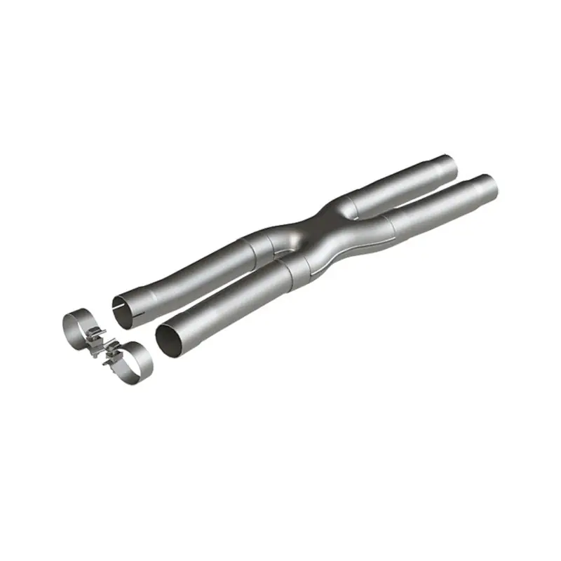 MBRP 15-19 Ford Mustang GT 2.5in Resonator Delete X-Pipe - AL (MBRPS7213AL)