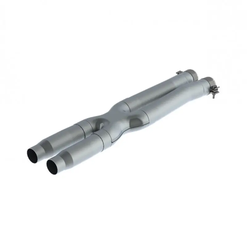 MBRP 16-19 Ford Mustang GT350 3in Resonator Delete X-Pipe - T409 (MBRPS7215409)