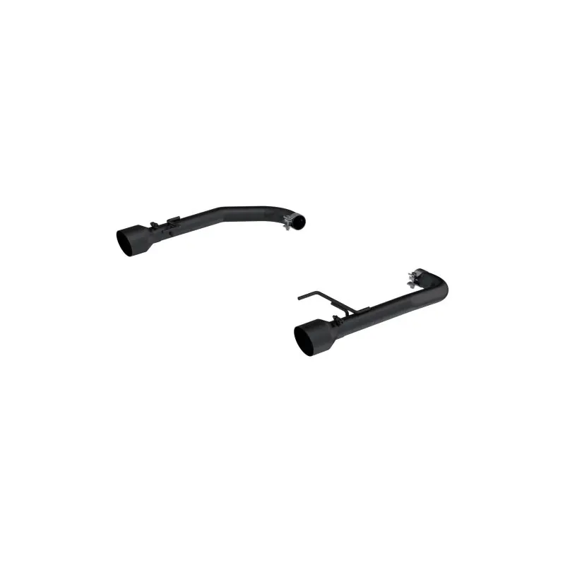 MBRP 15-23 Ford Mustang 2.3L EcoBoost Black 2.5in Axle Back Dual Split Rear Exit (Race Version) (MBRPS7247BLK)