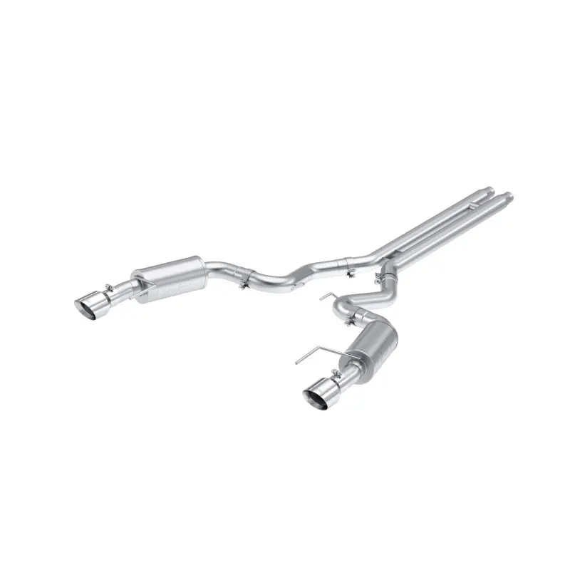 MBRP 2024 Ford Mustang GT S650, 5.0 Aluminized Steel 3in Cat-Back Dual Split Rear (Street) (MBRPS7251AL)