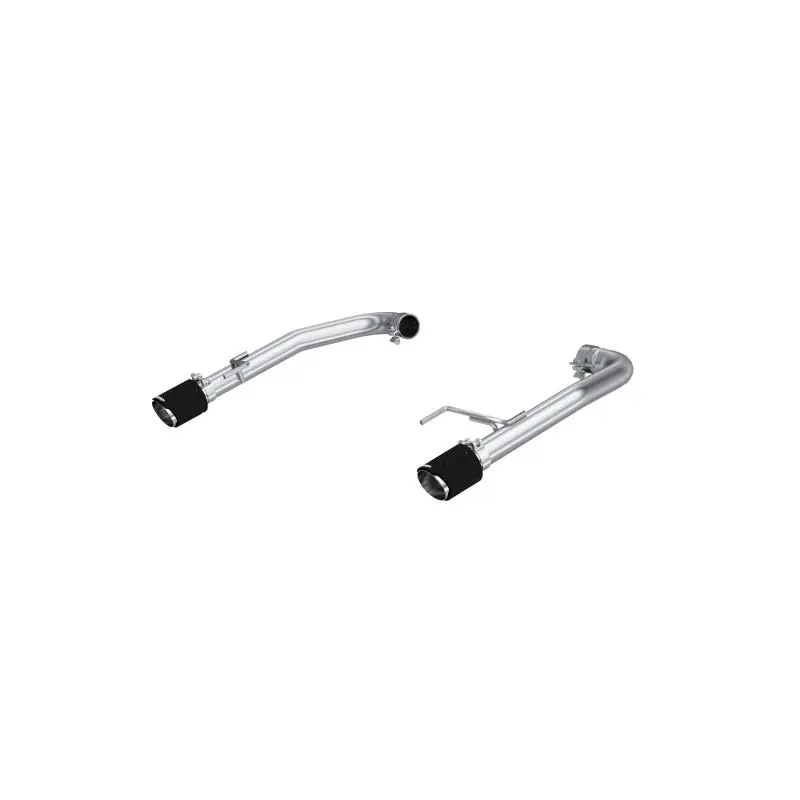 MBRP 15-17 Ford Mustang GT 5.0L T304 Stainless Steel 2.5in Axle-Back with Carbon Fiber Tips (MBRPS72763CF)