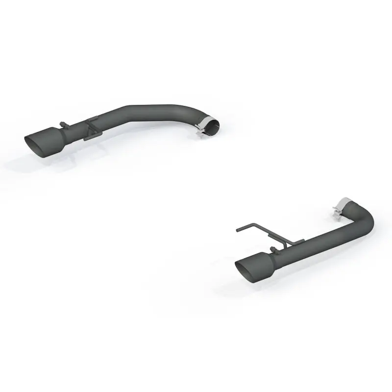 MBRP 2015-2017 Ford Mustang GT 5.0 2-1/2in Axle Back Kit - Black Coated 4in OD Tips Included (MBRPS7276BLK)