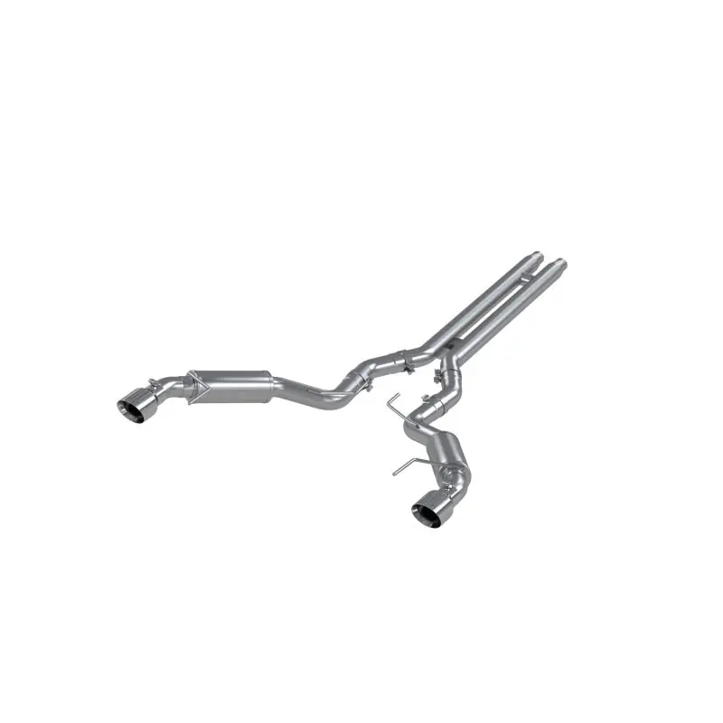 MBRP 15-17 Ford Mustang GT 5.0 3in Cat Back Dual Split Rear Race Version 4.5in Tips - T409 (MBRPS7278409)