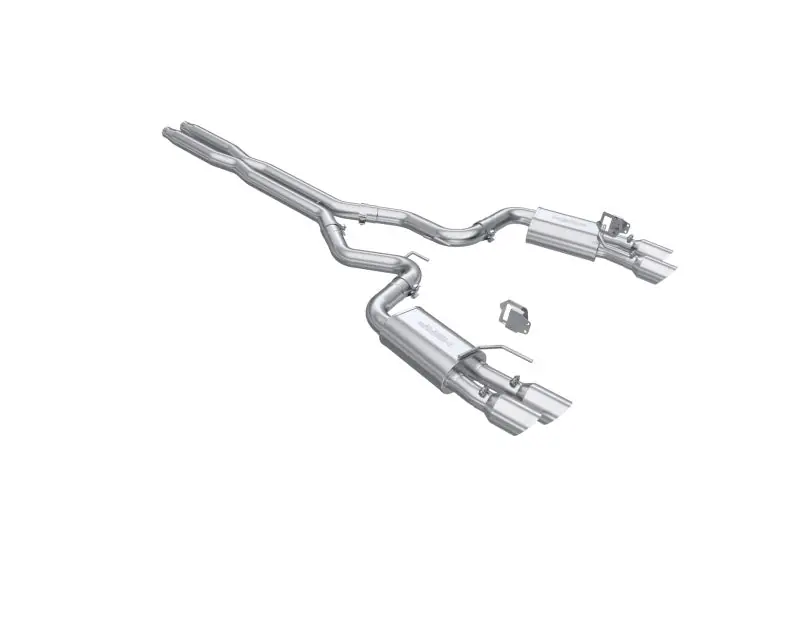 MBRP 2024+ Ford Mustang GT Armor Lite 3in Steet Profile Catback Exhaust - Stainless Steel Tips (MBRPS7280AL)