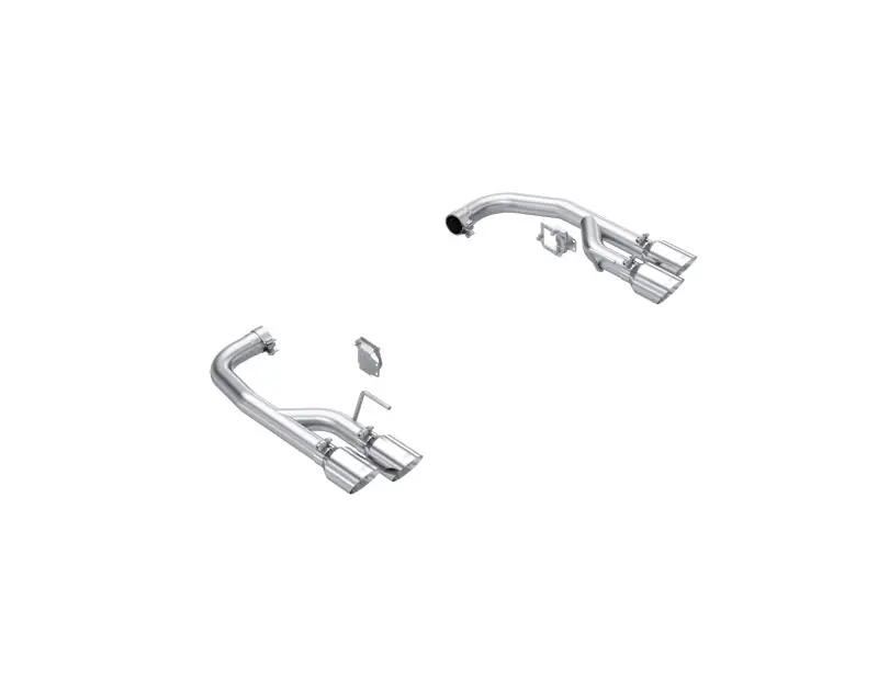 MBRP 2024+ Mustang GT 5.0L Aluminized Steel 2.5in Axle-Back Exhaust w/ Dual-Rear Quad Exhaust Tips (MBRPS7281AL)