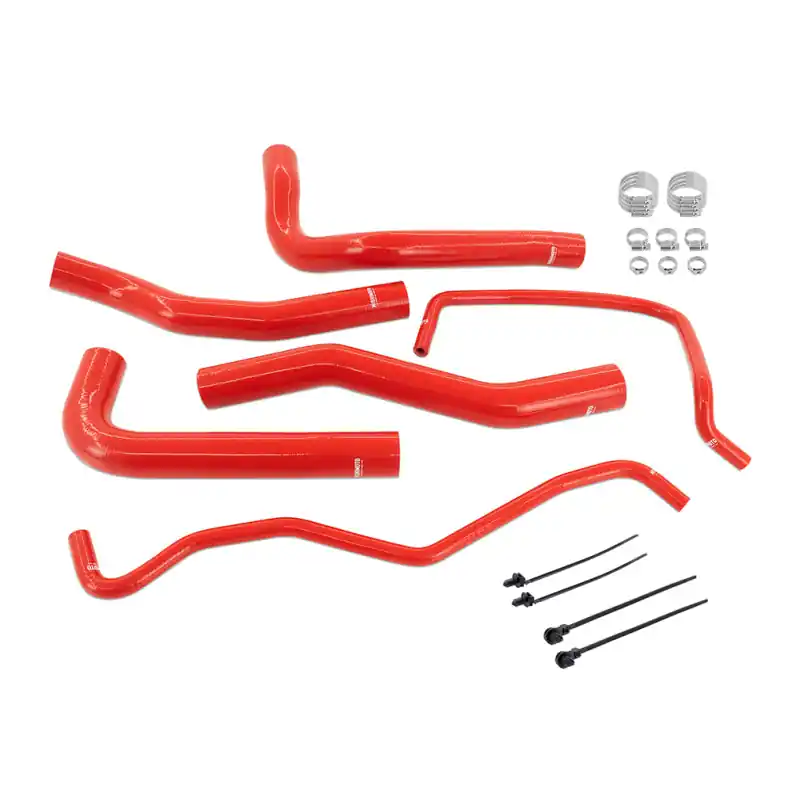 Mishimoto 2024+ Ford Mustang 2.3L Silicone Coolant Hose Kit - Red (MISMMHOSE-MUS4-24RD)