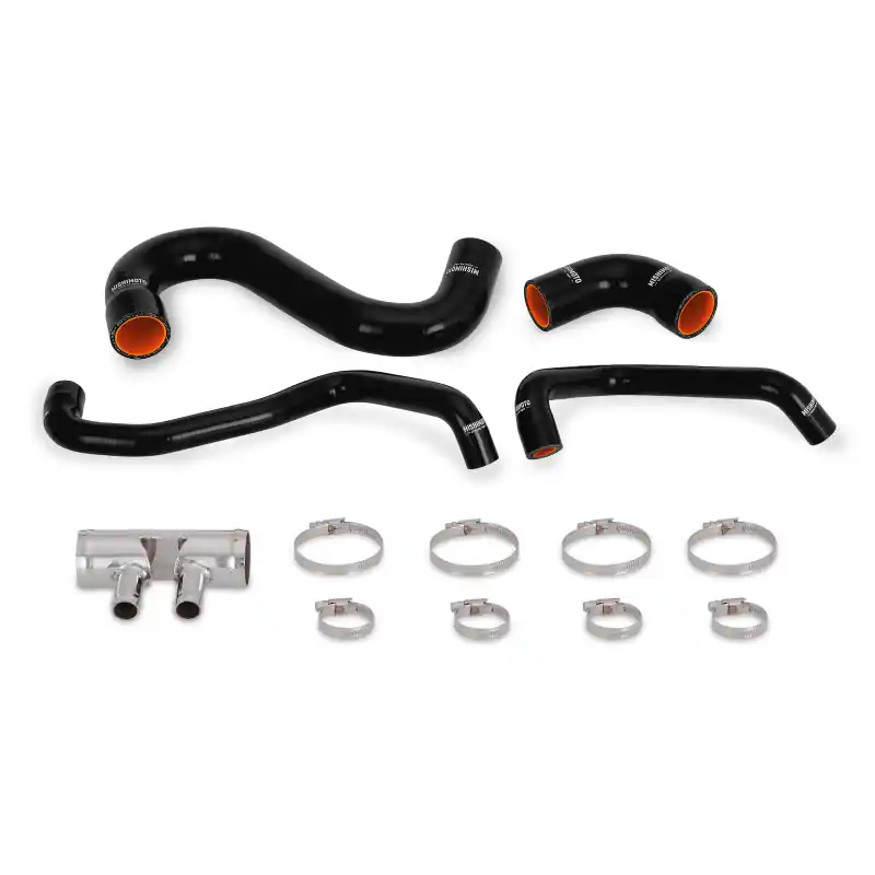 Mishimoto 2015+ Ford Mustang GT Silicone Lower Radiator Hose - Black (MISMMHOSE-MUS8-15LBK)