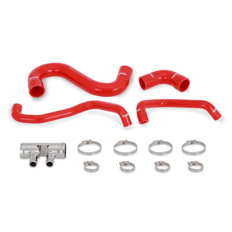 Mishimoto 2015+ Ford Mustang GT Silicone Lower Radiator Hose - Red (MISMMHOSE-MUS8-15LRD)