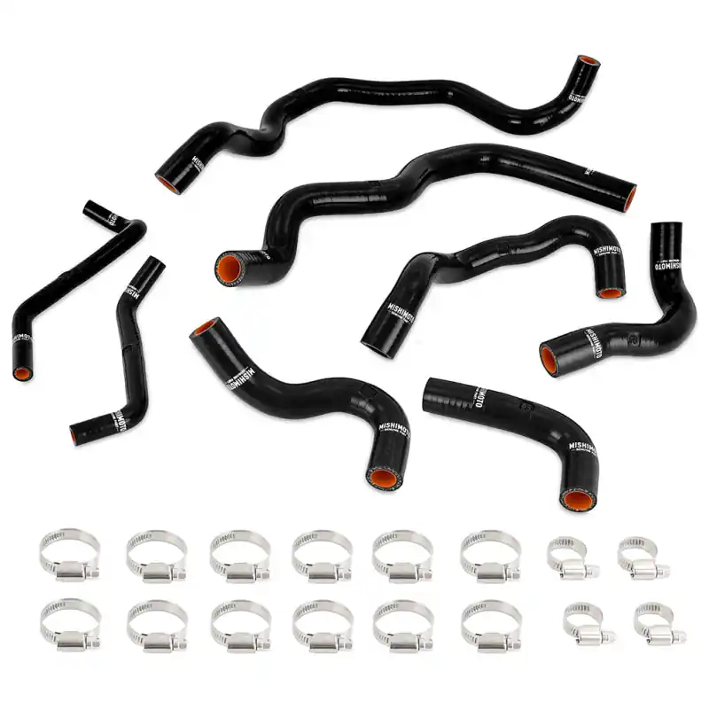 Mishimoto 2016+ Infiniti Q50/Q60 3.0T Ancillary Coolant Hose Kit - Black (MISMMHOSE-Q50-16ANCBK)