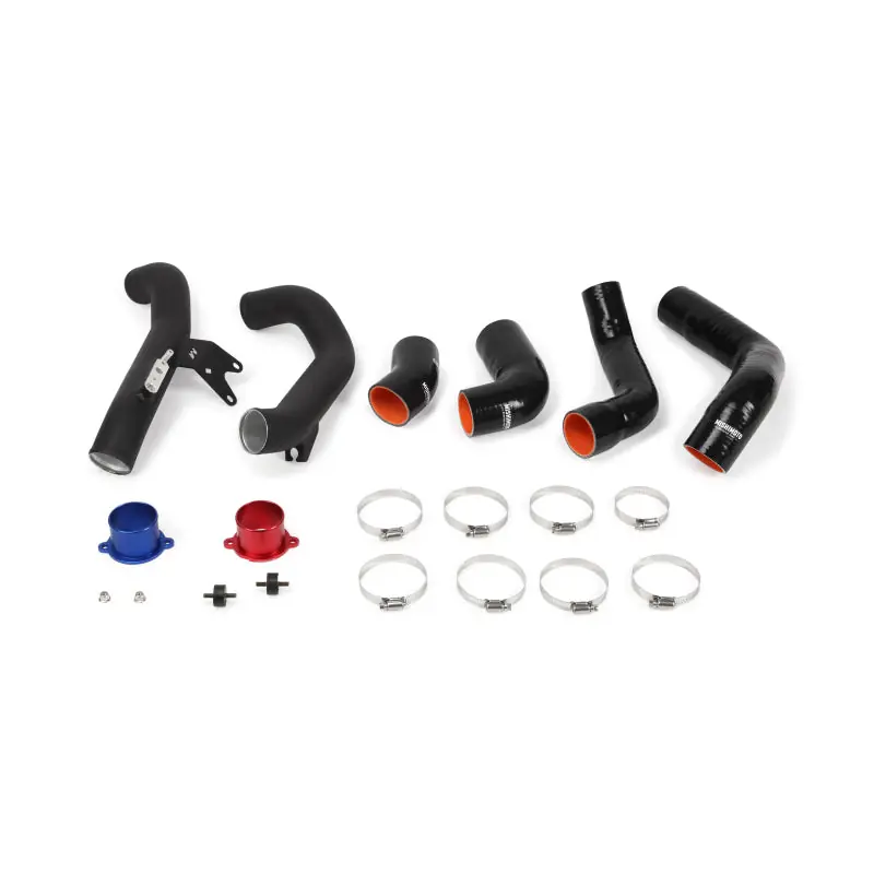 Mishimoto 2016+ Honda Civic 1.5T/Si Performance Intercooler Pipe Kit- Wrinkle Black (MISMMICP-CIV-16KWBK)