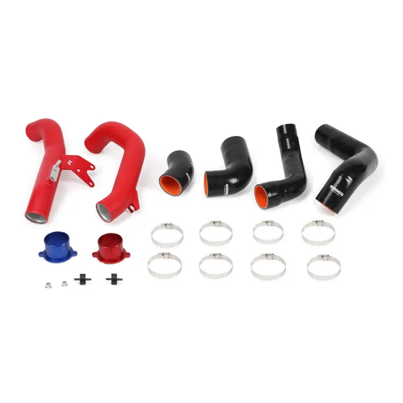 Mishimoto 2016+ Honda Civic 1.5T/Si Performance Intercooler Pipe Kit- Wrinkle Red (MISMMICP-CIV-16KWRD)