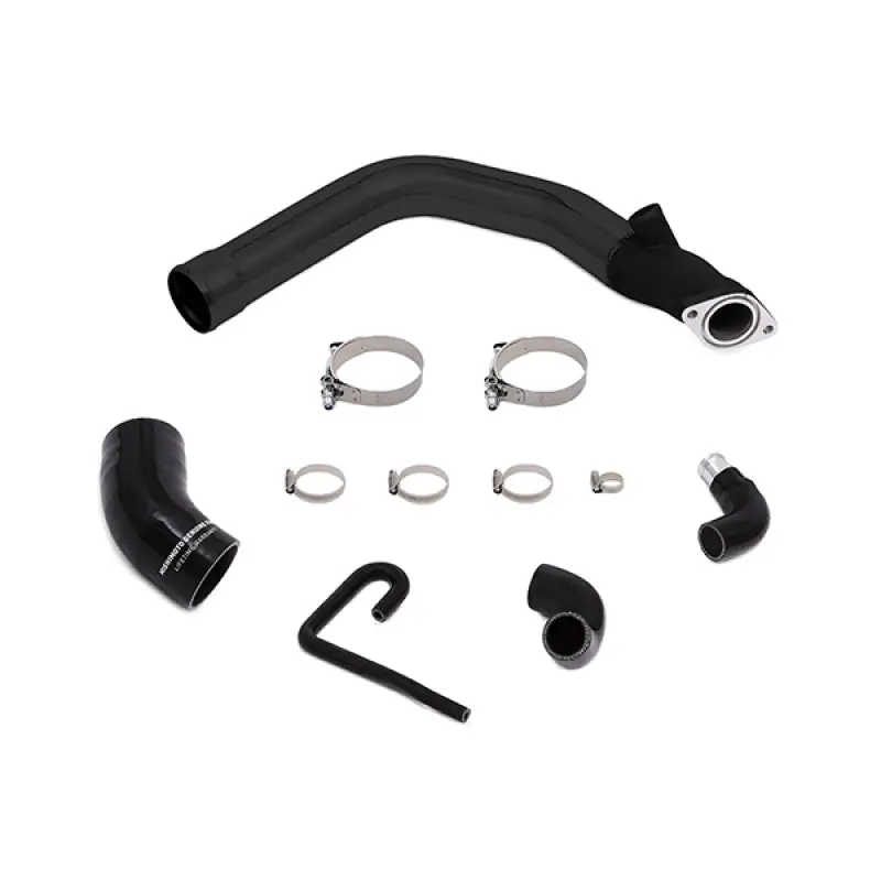 Mishimoto 2015 Subaru WRX Charge Pipe Kit - Wrinkle Black (MISMMICP-WRX-15WBK)