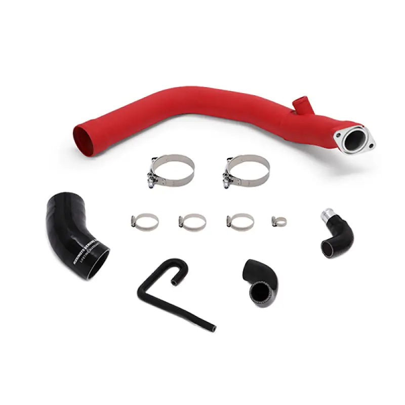 Mishimoto 2015 Subaru WRX Charge Pipe Kit - Wrinkle Red (MISMMICP-WRX-15WRD)