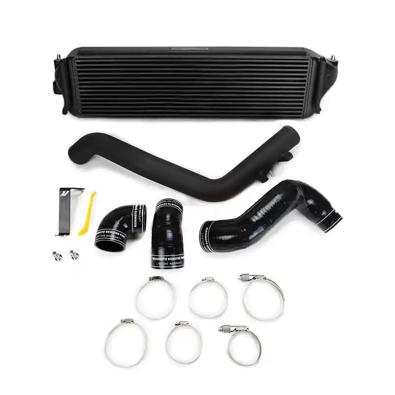 Mishimoto 2017+ Honda Civic Type R Intercooler Kit - Black Intercooler Black Pipes (MISMMINT-CTR-17KBKWBK)