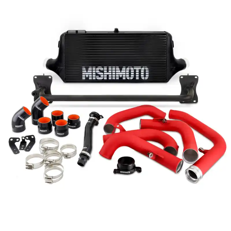 Mishimoto 2022+ WRX Front Mount Intercooler Kit BK Core WRD Pipes (MISMMINT-WRX-22BKRD)