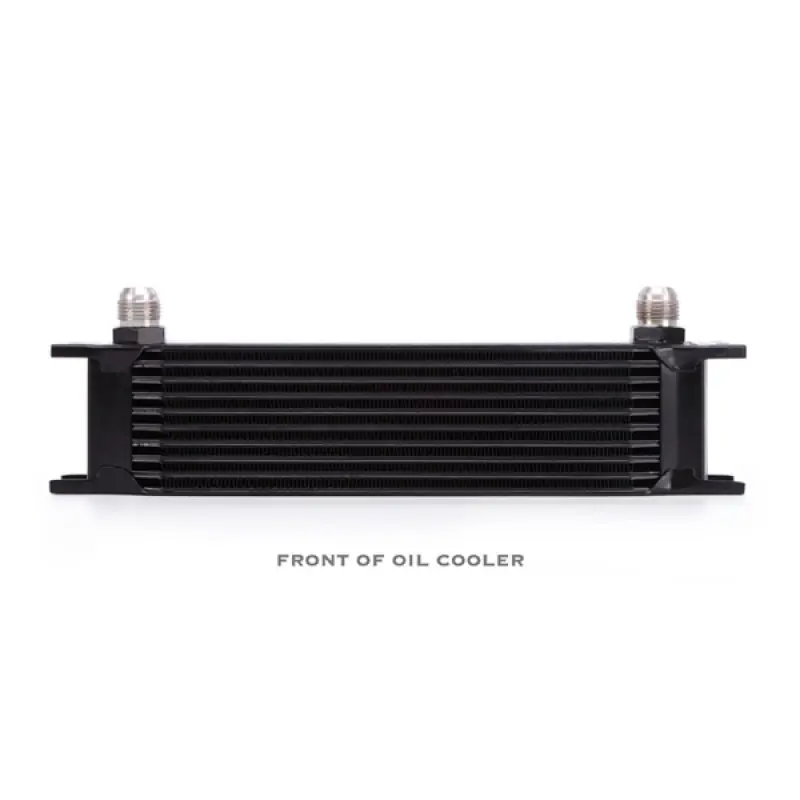 Mishimoto Universal 10 Row Oil Cooler - Black (MISMMOC-10BK)