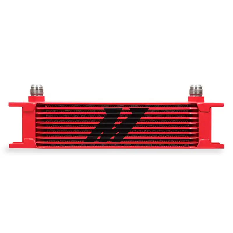 Mishimoto Universal 10 Row Oil Cooler - Red (MISMMOC-10RD)