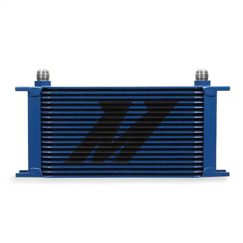 Mishimoto Universal 19 Row Oil Cooler - Blue (MISMMOC-19BL)