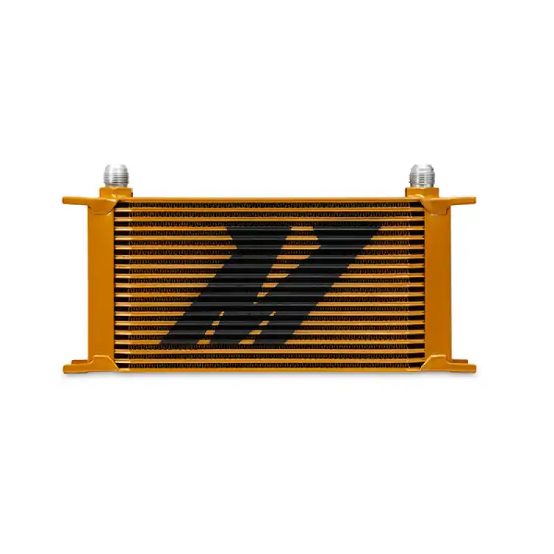 Mishimoto Universal 19 Row Oil Cooler - Gold (MISMMOC-19G)
