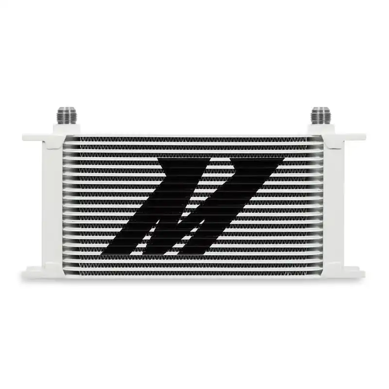 Mishimoto Universal 19 Row Oil Cooler Kit - White (MISMMOC-19WT)