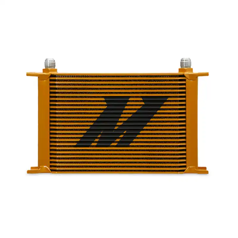 Mishimoto Universal 25-Row Oil Cooler - Gold (MISMMOC-25G)