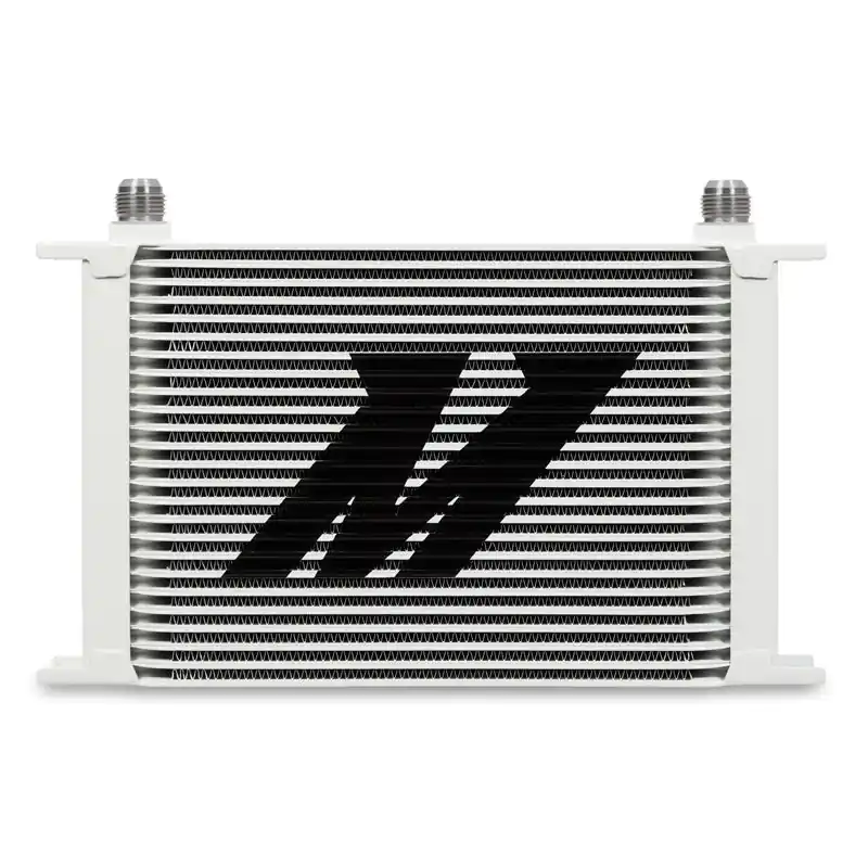 Mishimoto Universal 25 Row Oil Cooler Kit - White (MISMMOC-25WT)