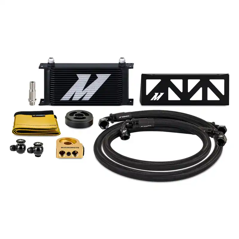 Mishimoto 22+ Subaru BRZ/Toyota GR86 Oil Cooler Kit Thermostatic - Black (MISMMOC-BRZ-22TBK)