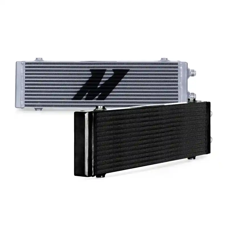 Mishimoto Universal Large Bar and Plate Dual Pass Black Oil Cooler (MISMMOC-DP-LBK)