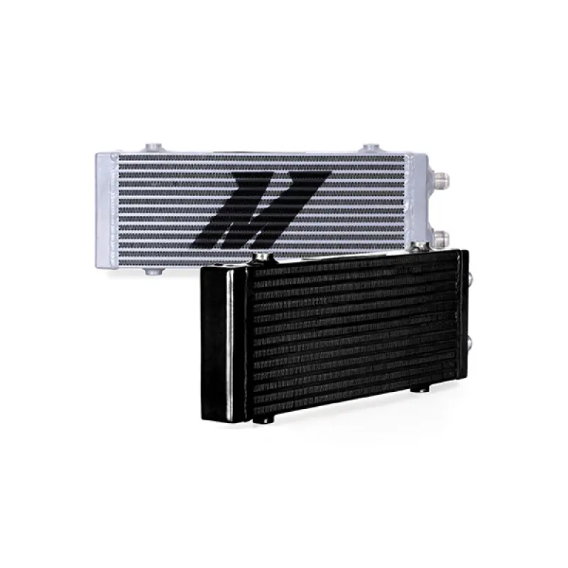 Mishimoto Universal Medium Bar and Plate Dual Pass Black Oil Cooler (MISMMOC-DP-MBK)
