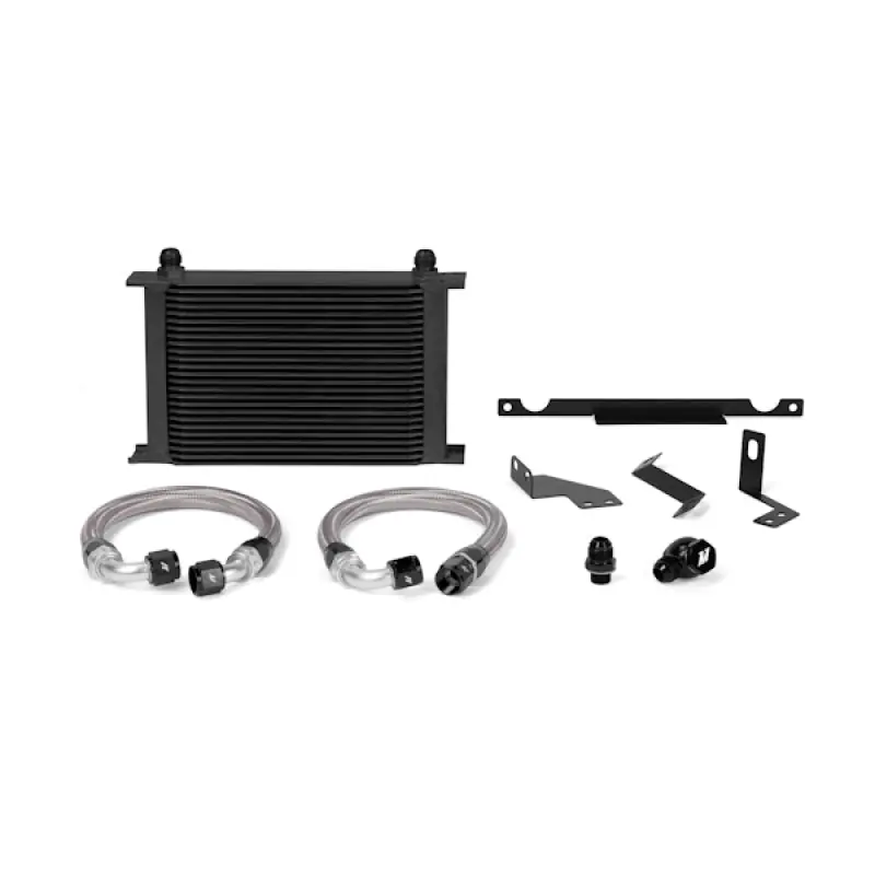 Mishimoto Mitsubishi Evolution 7/8/9 Black Oil Cooler Kit (MISMMOC-EVO-01BK)