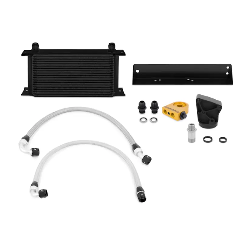 Mishimoto 10-11 Hyundai Gensis Coupe 3.8L Thermostatic Black Oil Cooler Kit (MISMMOC-GEN6-10TBK)