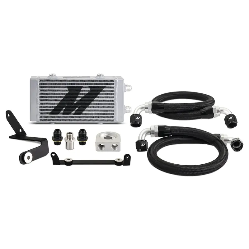 Mishimoto 2023+ Toyota GR Corolla Oil Cooler Kit - Thermostatic - Silver (MISMMOC-GRC-23TSL)