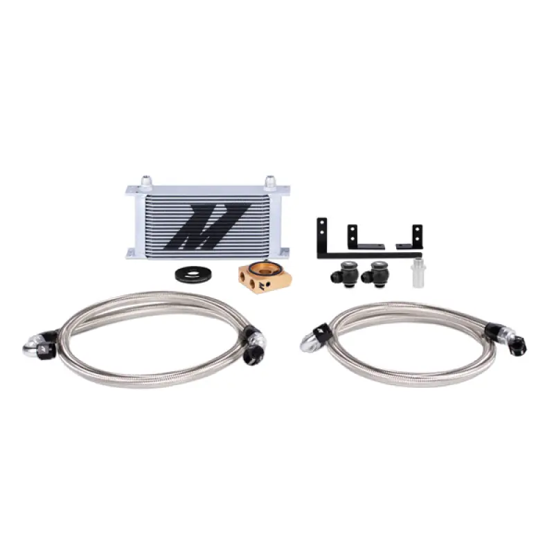 Mishimoto 2016+ Mazda Miata Thermostatic Oil Cooler Kit - Silver (MISMMOC-MIA-16T)