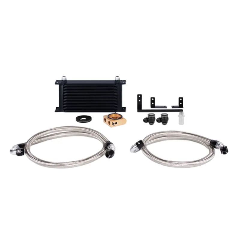 Mishimoto 2016+ Mazda Miata Thermostatic Oil Cooler Kit - Black (MISMMOC-MIA-16TBK)