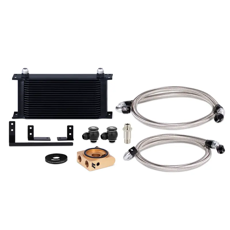 Mishimoto 2019+ Mazda Miata ND2 Thermostatic Oil Cooler Kit - Black (MISMMOC-MIA-19TBK)
