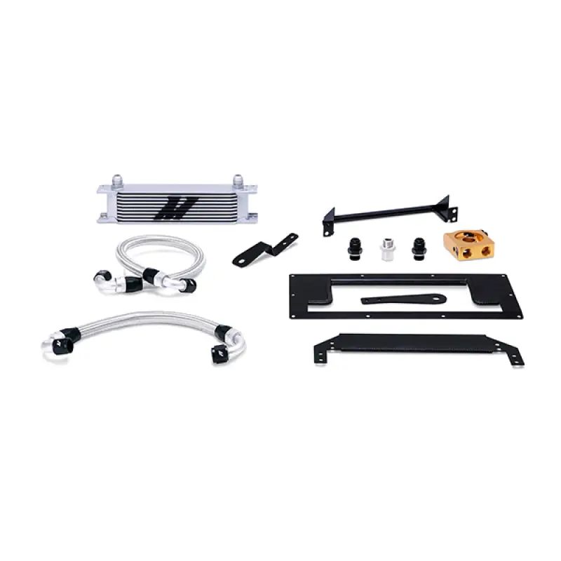 Mishimoto 99-05 Mazda Miata Thermostatic Oil Cooler Kit - Silver (MISMMOC-MIA-99T)