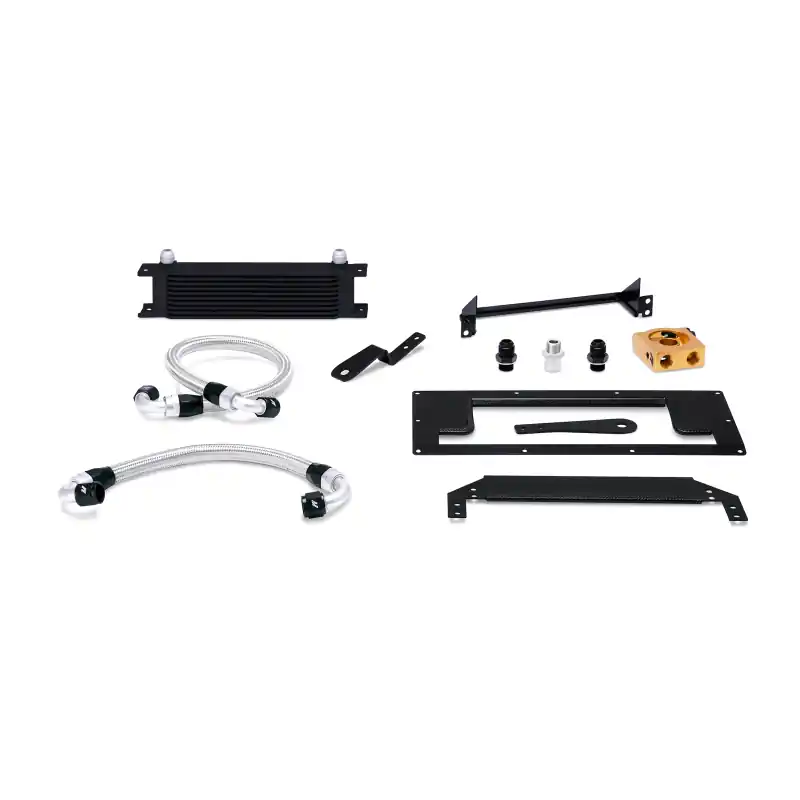 Mishimoto 99-05 Mazda Miata Thermostatic Oil Cooler Kit - Black (MISMMOC-MIA-99TBK)