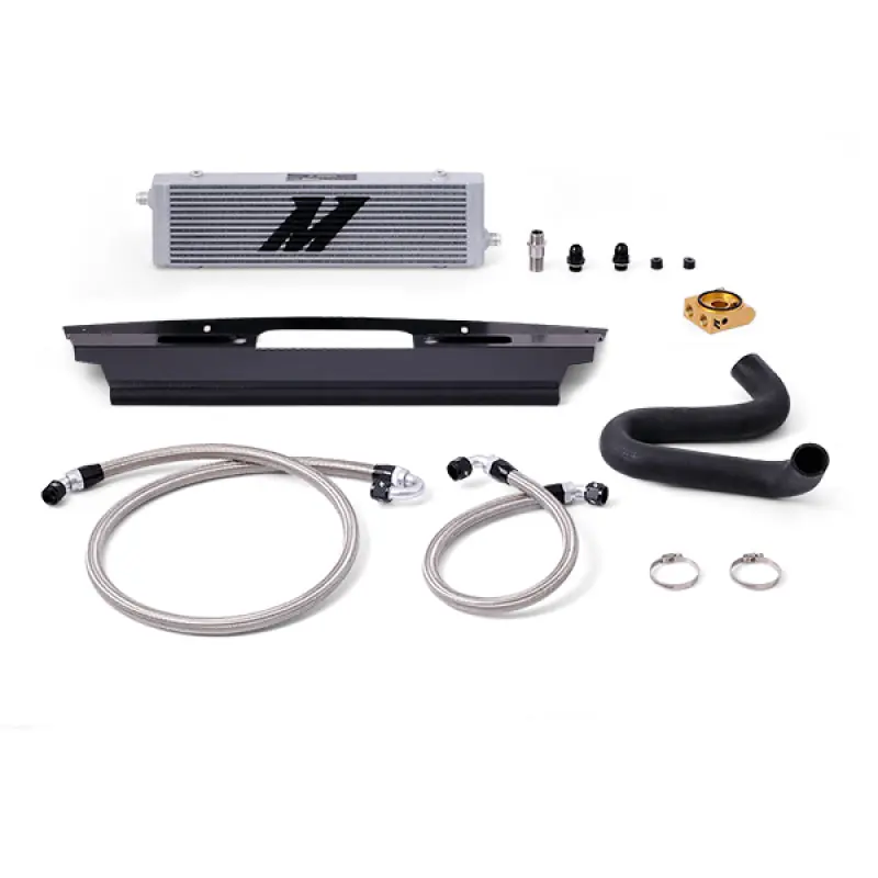 Mishimoto 2015+ Ford Mustang GT Thermostatic Oil Cooler Kit - Silver (MISMMOC-MUS8-15T)