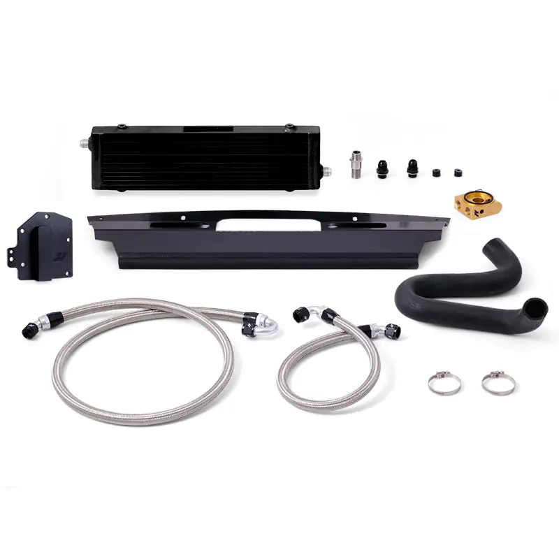 Mishimoto 15-17 Ford Mustang GT Right-Hand Drive Thermostatic Oil Cooler Kit - Black (MISMMOC-MUS8-15TBKRHD)